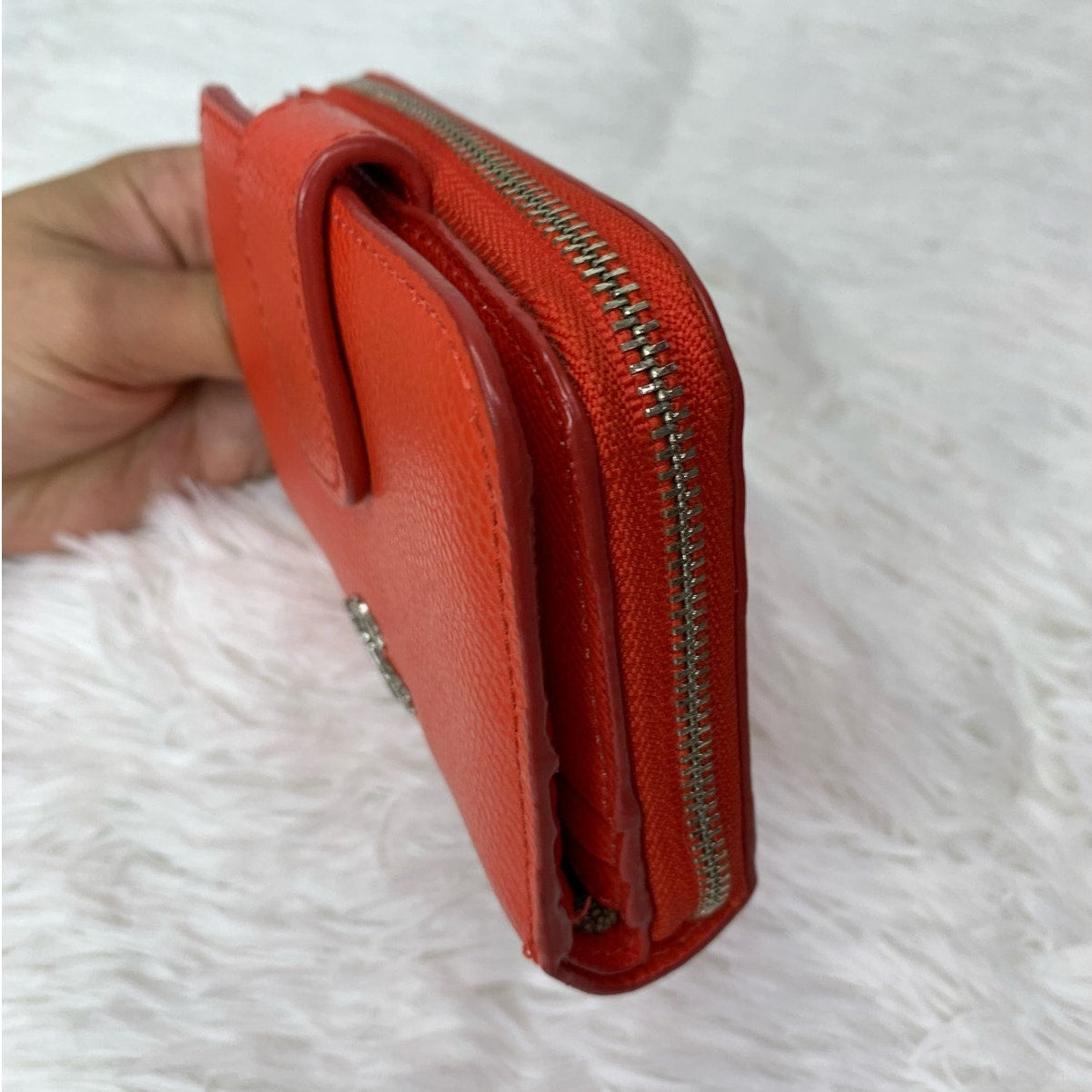 COACH Bright Red Medium Wallet