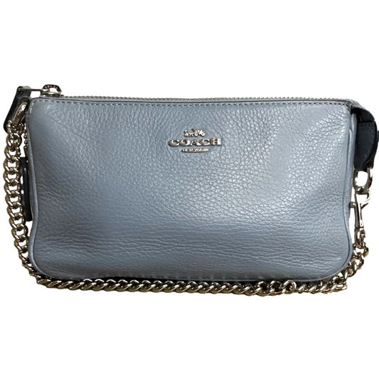 COACH Nolita 19 Pebble Blue Mini Purse / Small Purse / Wristlet