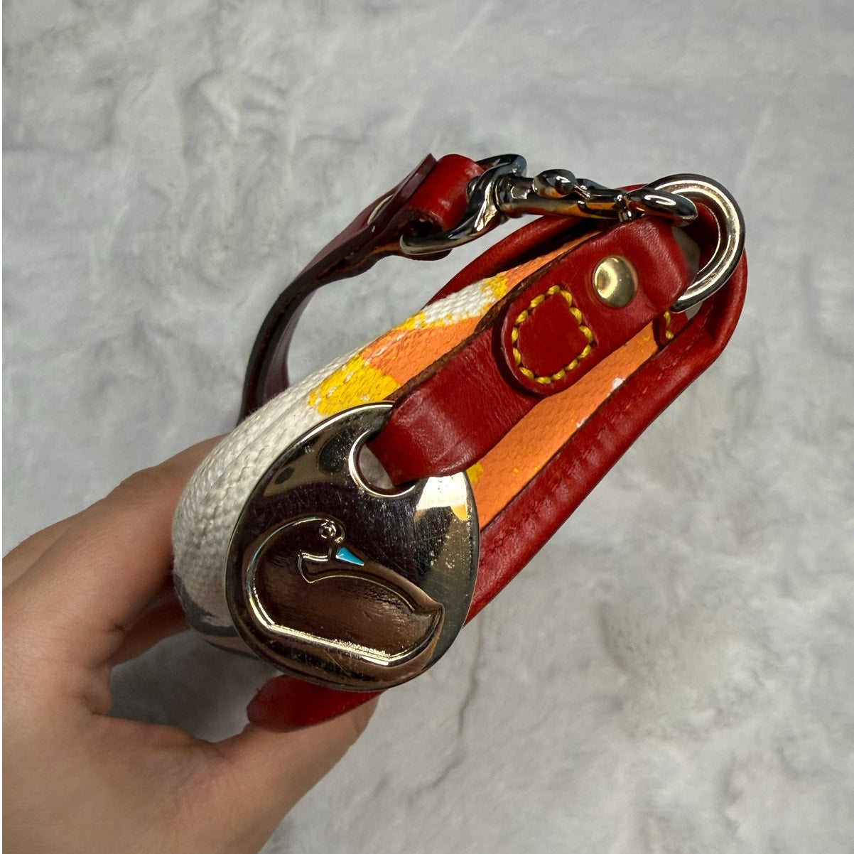 DOONEY & BOURKE Limited Printed Canvas Illustration Wristlet