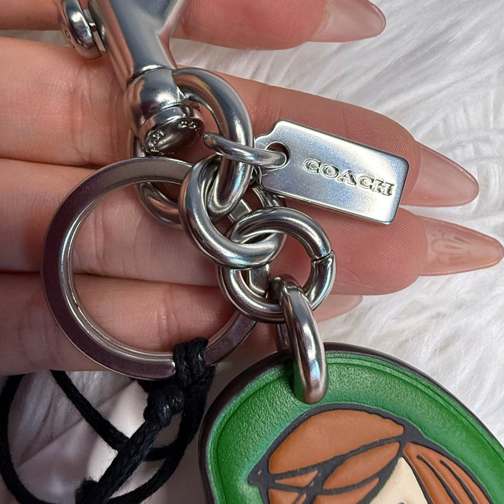 NWT Coach X Peanuts Peppermint Patty Bag Charm