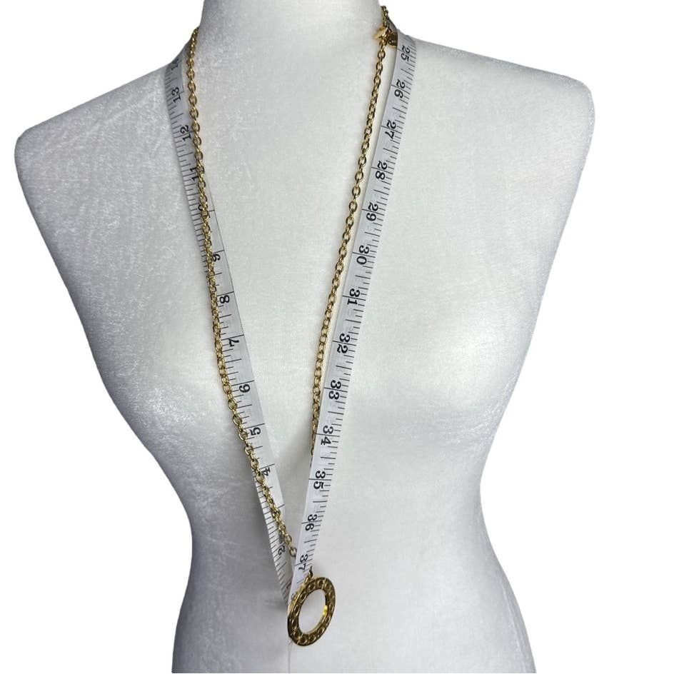 COACH Signature Charm Necklace