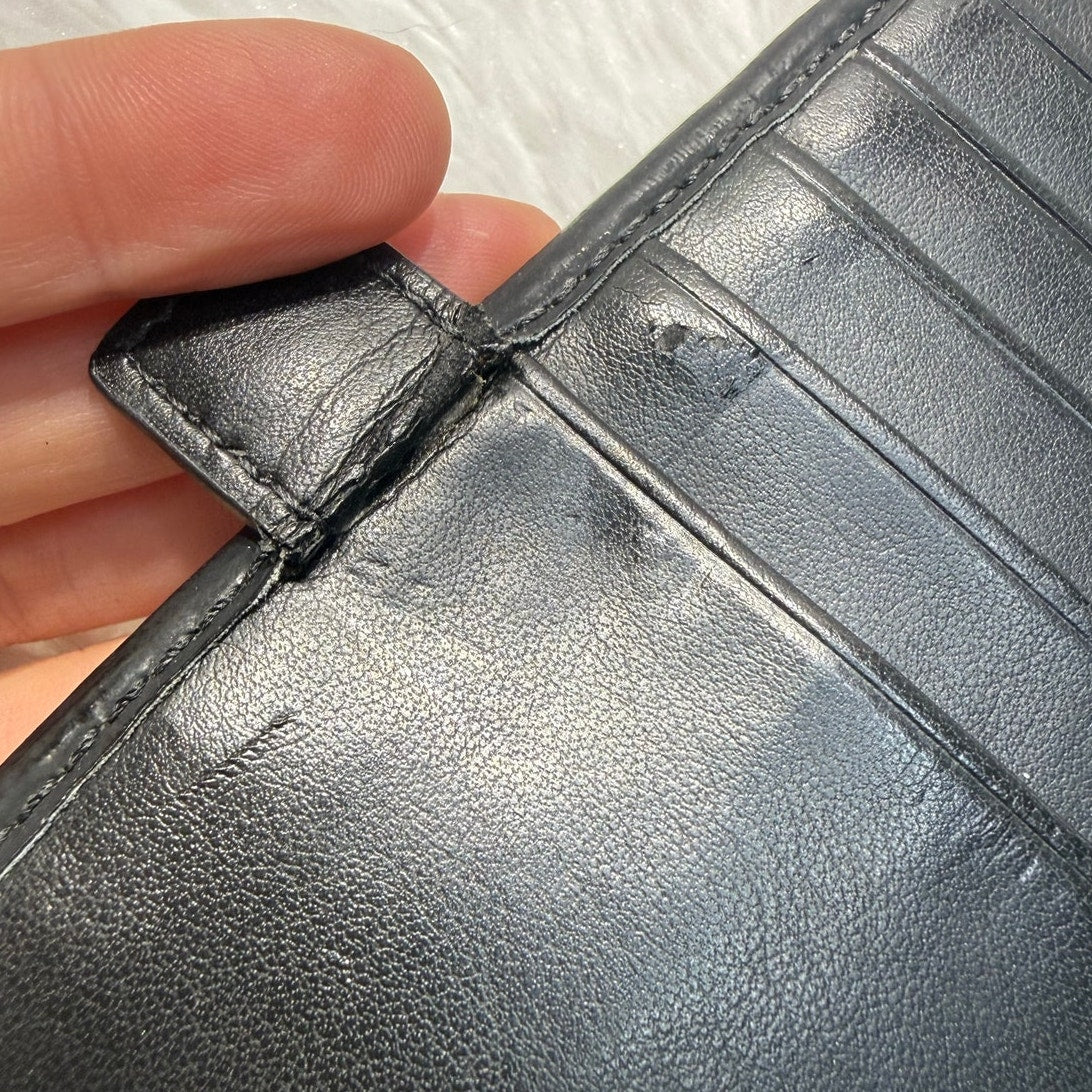 Coach Black Signature Wallet