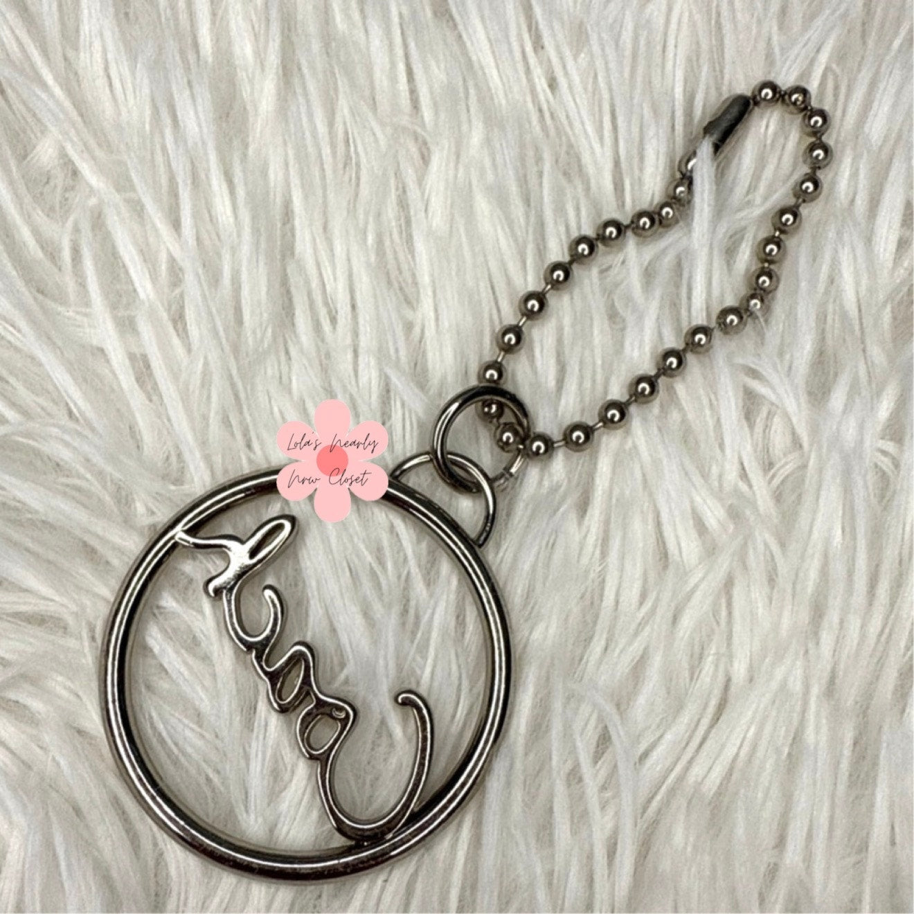 Coach Metal Circle Replacement Hangtag Hang Tag Bag Charm