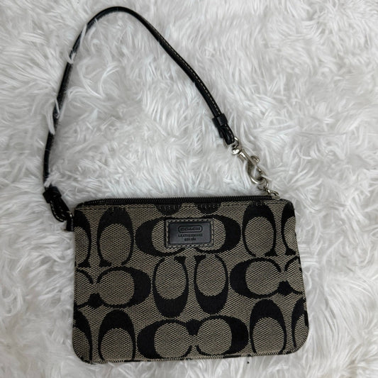 y2k Coach Black Wristlet