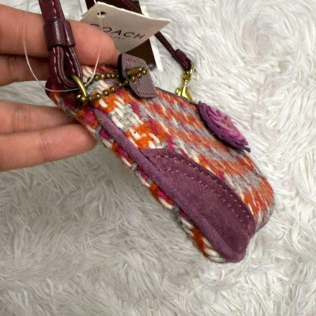 NWT Vintage COACH y2k Hampton Houndstooth Wristlet
