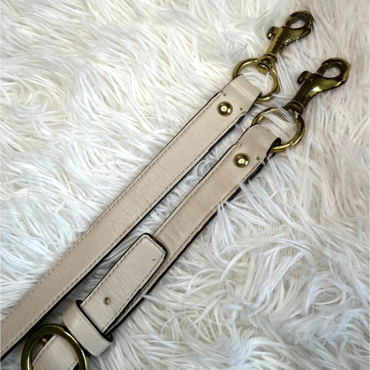 COACH Cream Gold Replacement Strap