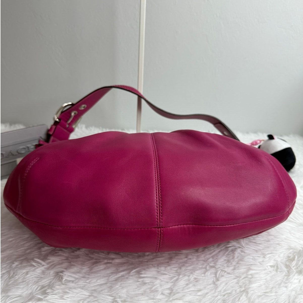 NWT y2k COACH Soho Pleated Leather Large Hobo Shoulder Bag F1373100