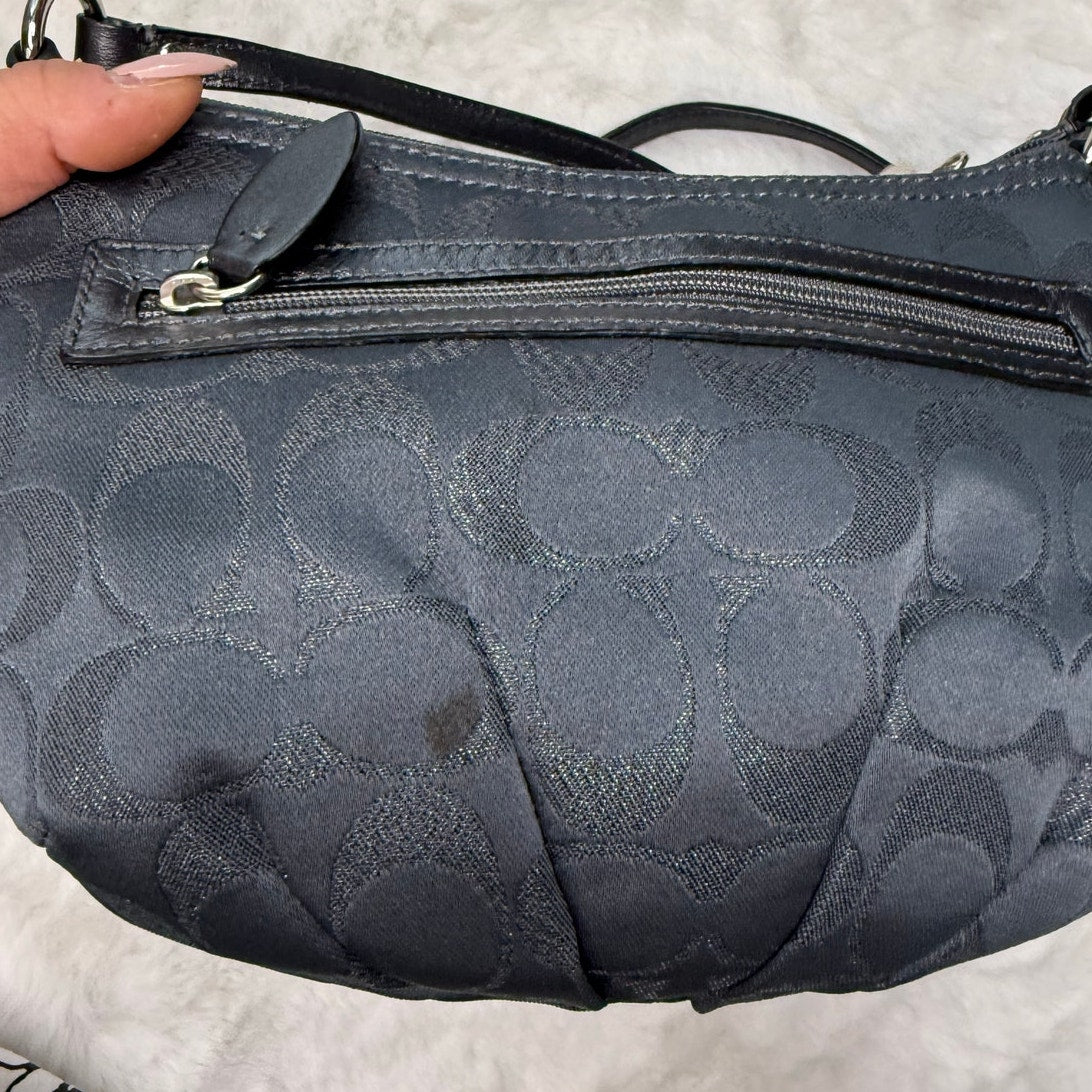 COACH Gray Silver Crossbody