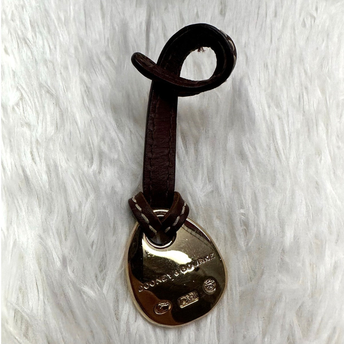 DOONEY & BOURKE Blue Duck Brown Bag Charm