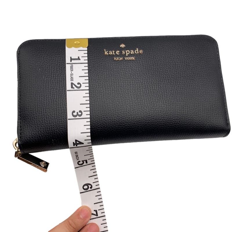 Kate Spade New York Black Zip Around Wallet