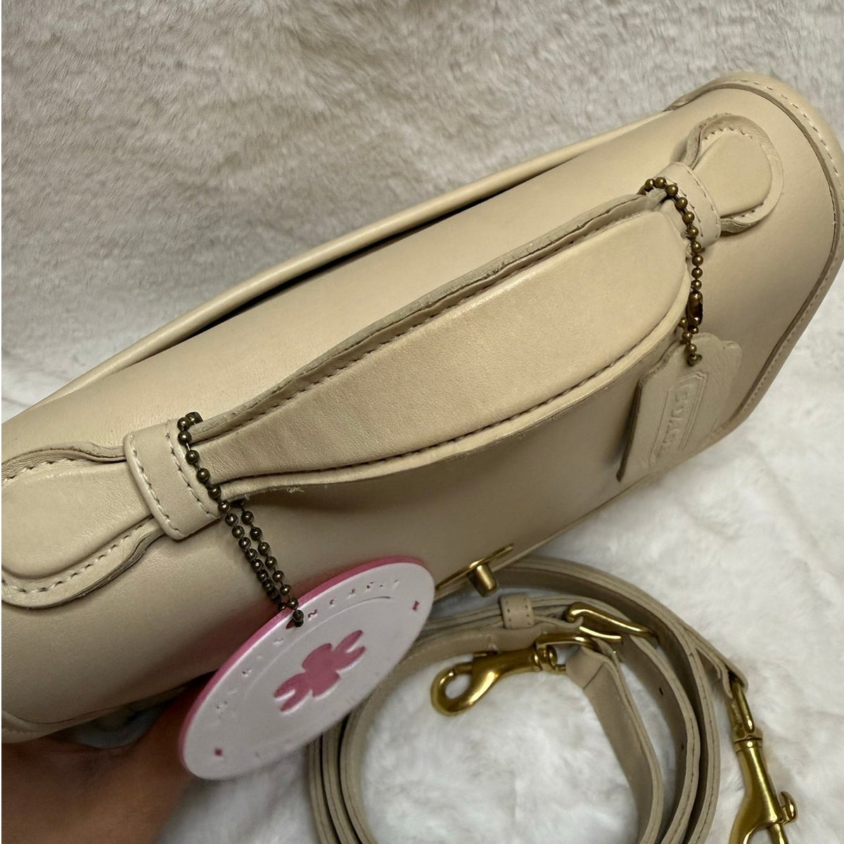 Vintage Coach Court 9870 Satchel Top Handle Crossbody Bag