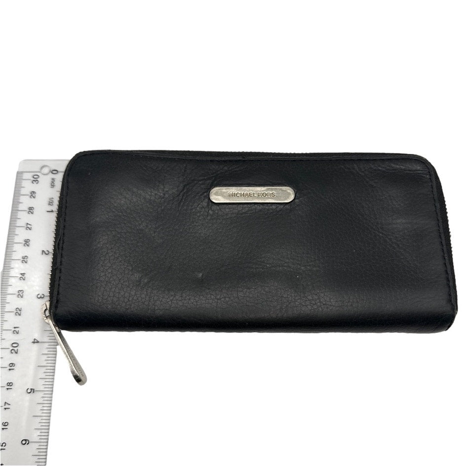 SALE Michael Kors Black Zip Around Wallet