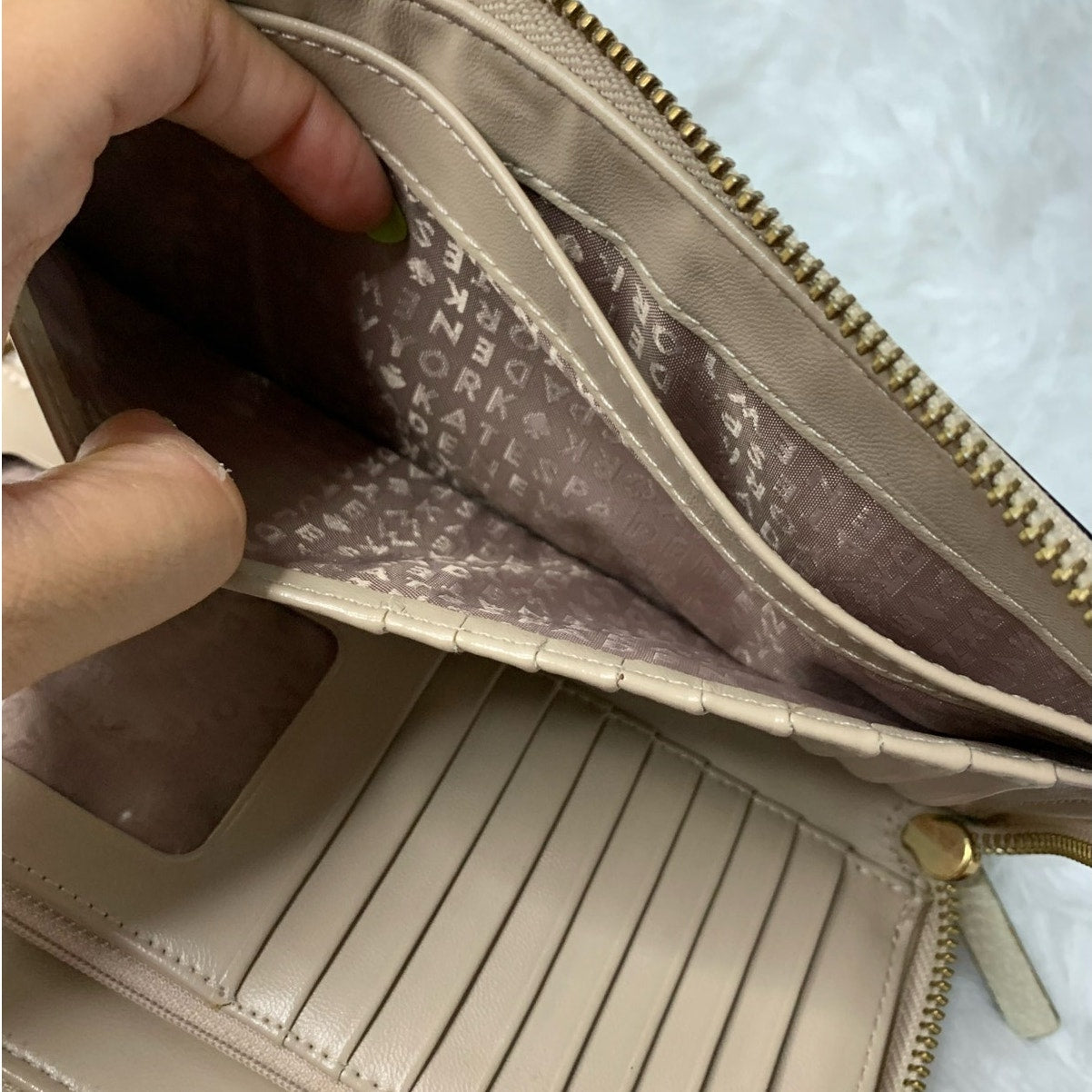 Kate Spade Grove Street Anita Double-zip Wristlet Wallet