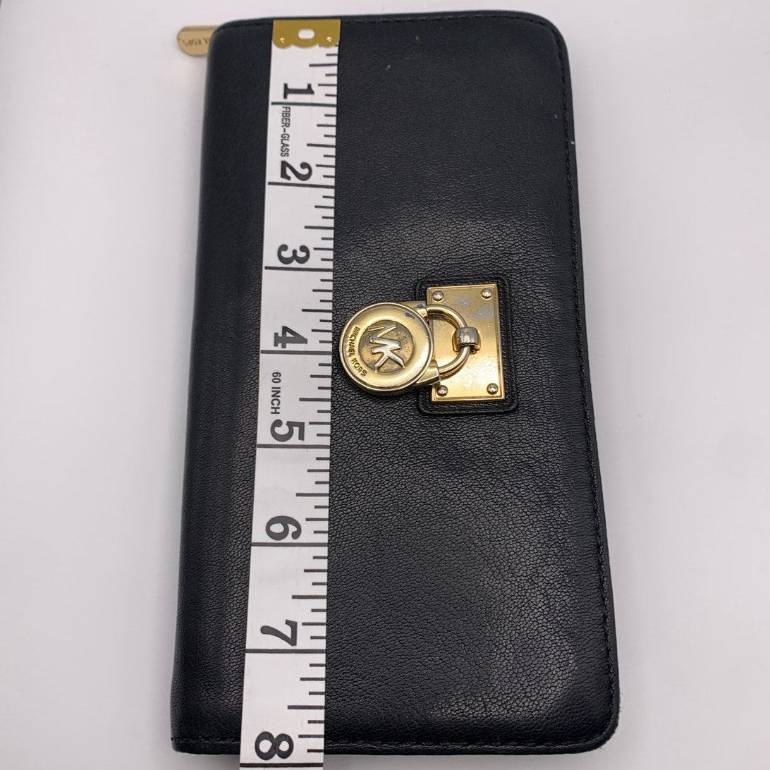 Michael Kors Black Zip Around Wallet