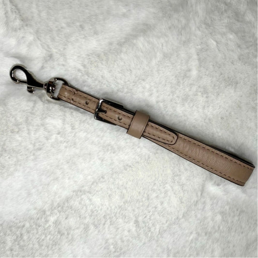 Tan Silver Wristlet Replacement Strap