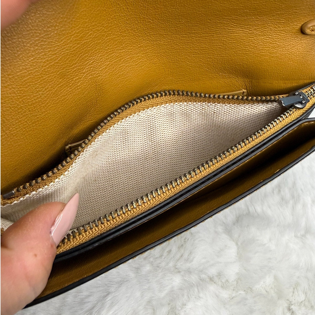 Coach Glovetanned Leather Clutch Wristlet