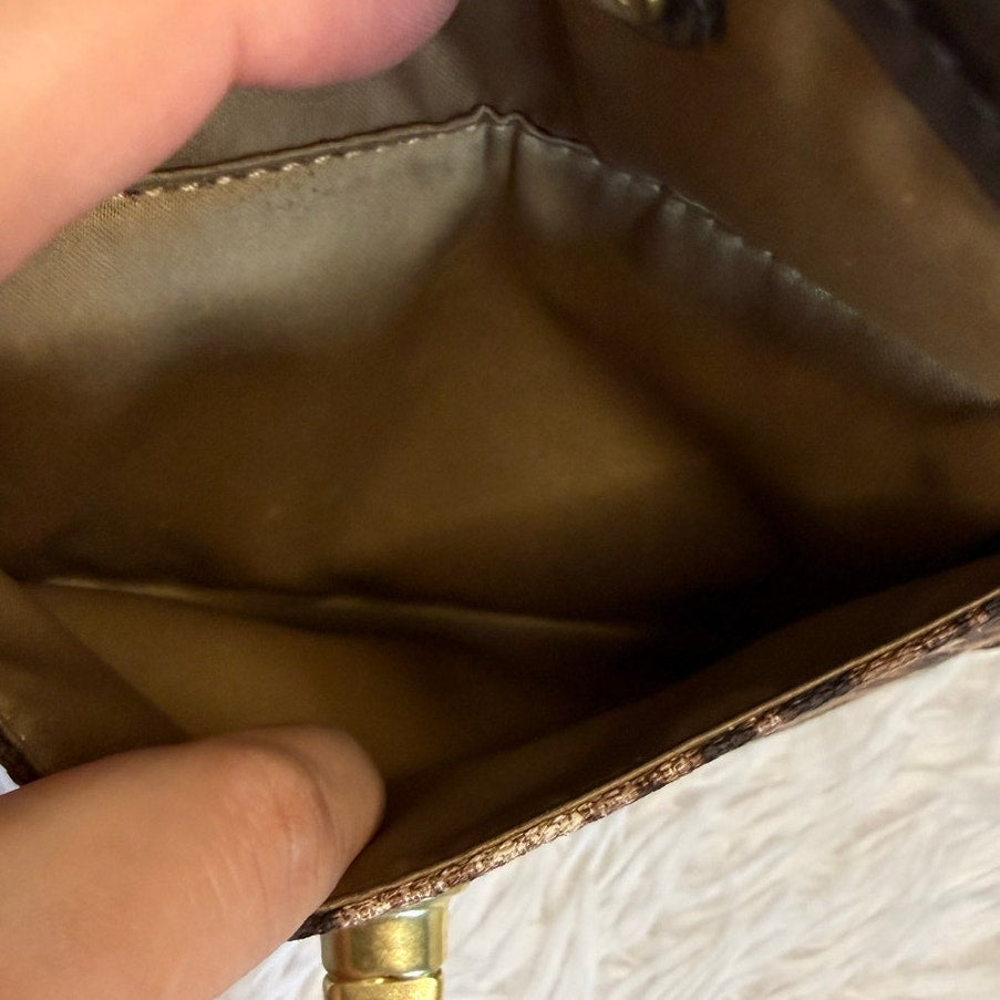 y2k COACH Park Ocelot Leopard Crossbody Bag