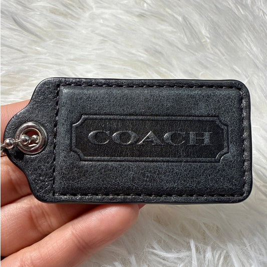 2” COACH Fob Bag Charm Hang tag Hangtag