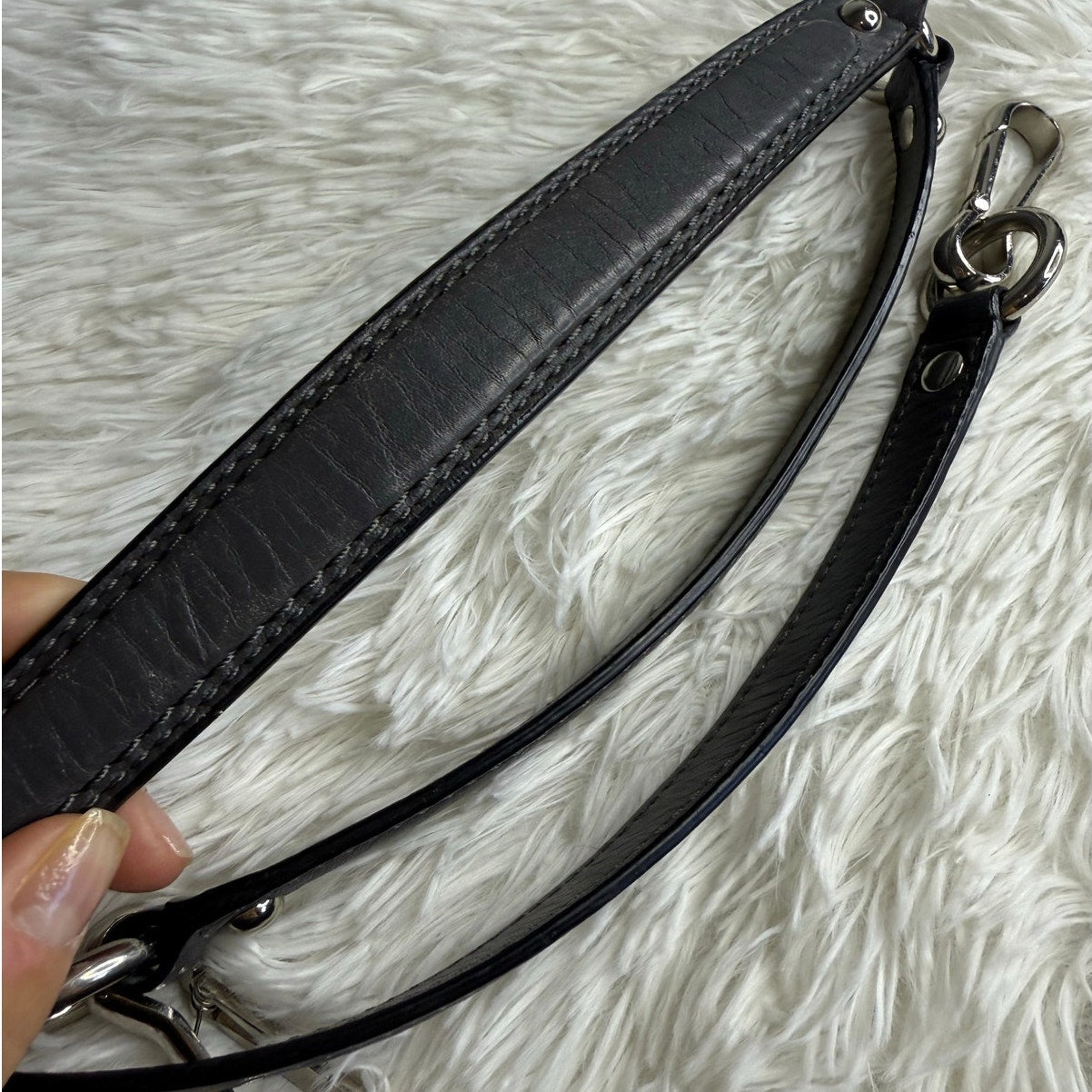 COACH Gray Shoulder Replacement Strap