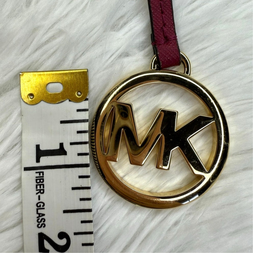 MICHAEL KORS Dark Red Metal Bag Charm
