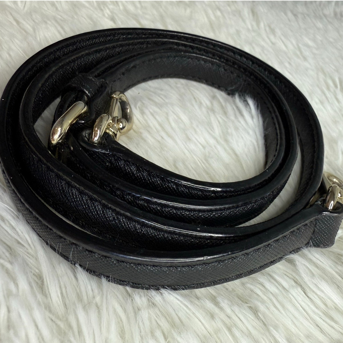 Black Gold Crossbody Replacement Strap