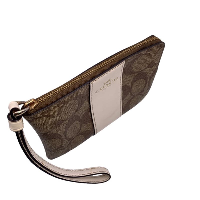 COACH Coated Canvas Wristlet