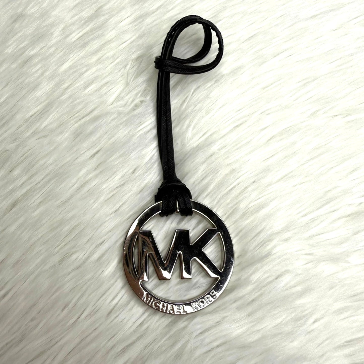 Michael Kors Silver Black Bag Charm