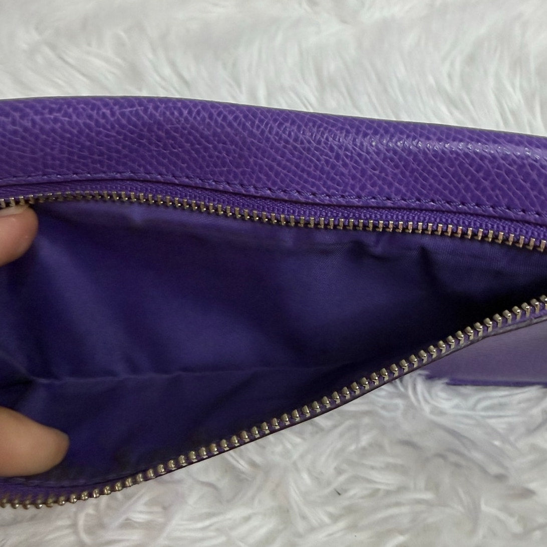 Sale Coach Purple Slim Wallet