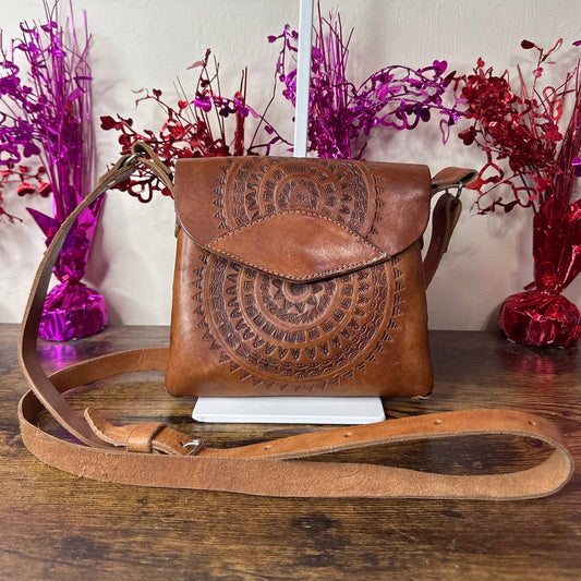 HANDCRAFTED Leather UNIQUE Custom Made Crossbody