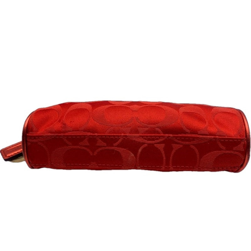 COACH Red Limited Edition Estee Lauder 2010 Cosmetic Make Up Bag