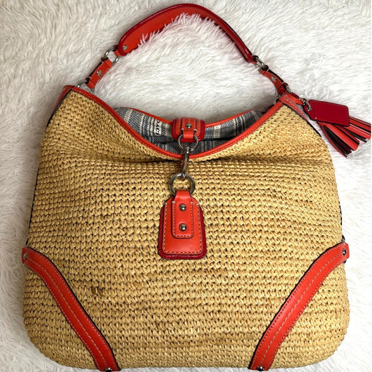 NWT COACH Straw Dogleash 22906 Hobo Shoulder Bag