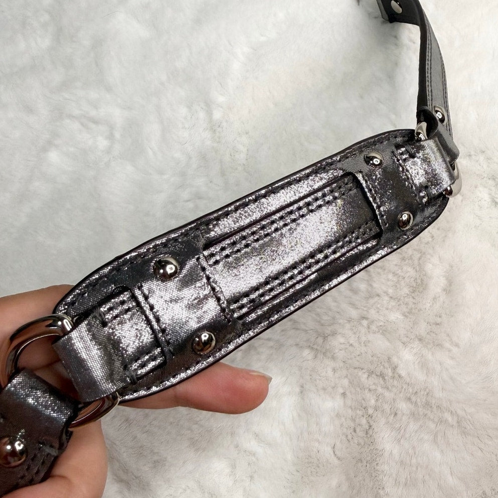 Metallic Silver Shimmer Replacement Shoulder Strap