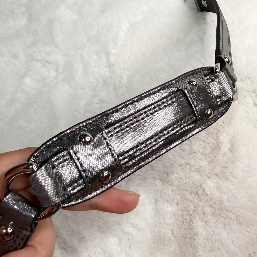 Metallic Silver Shimmer Replacement Shoulder Strap