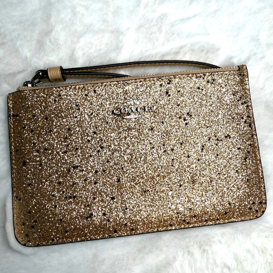 COACH Glitter Wristlet