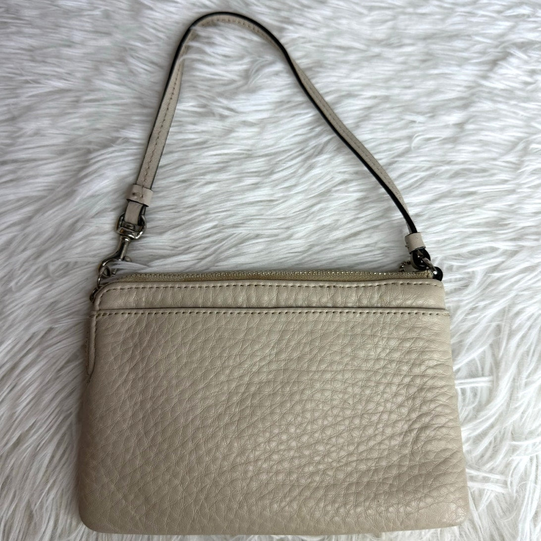 COACH Legacy Gray Wristlet