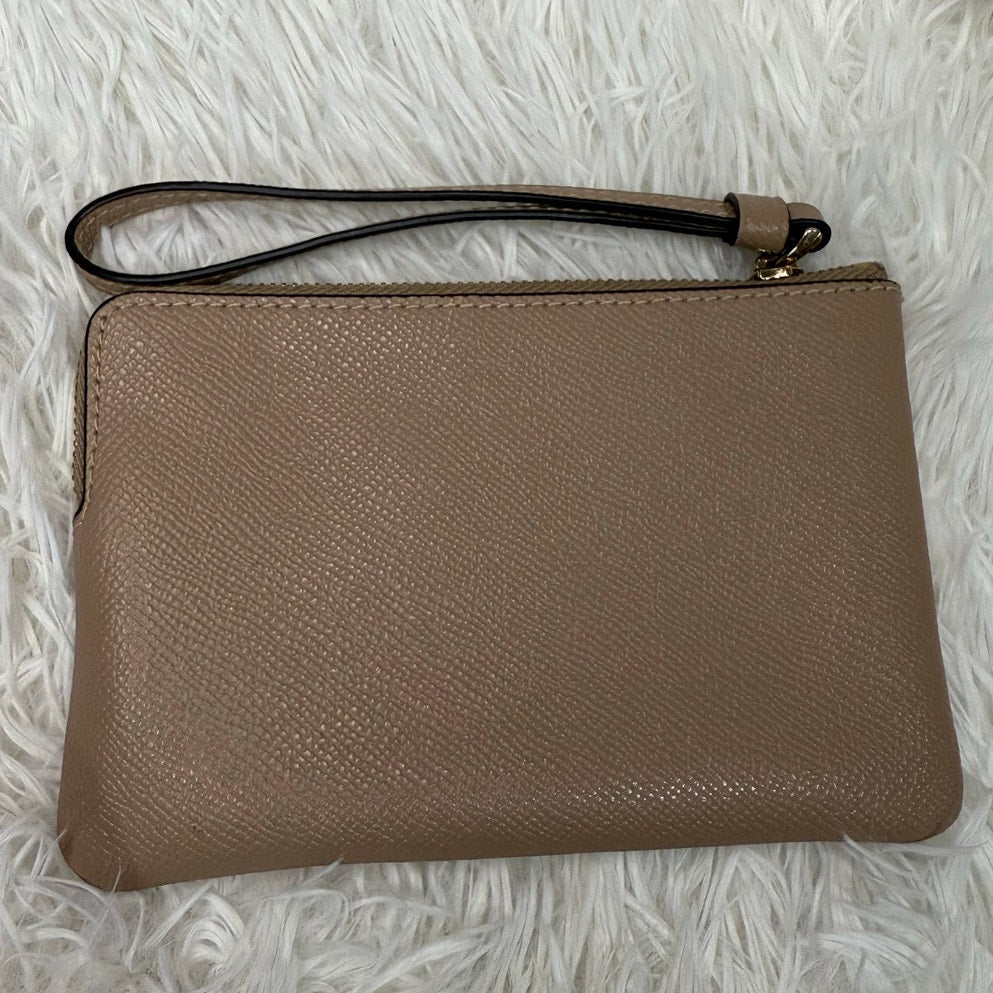 COACH Taupe Wristlet