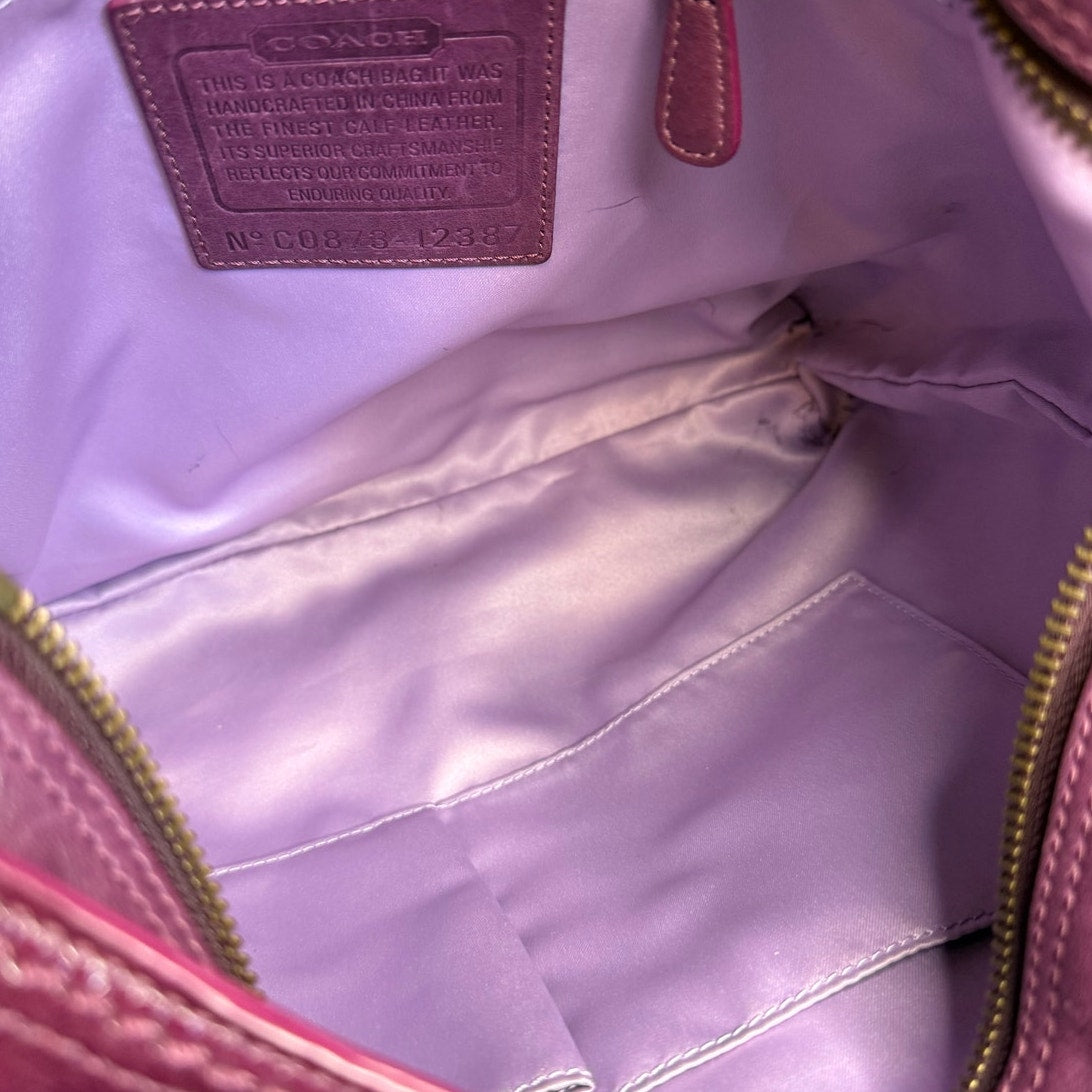 y2k COACH Patent Leather Hobo Shoulder bag Crossbody