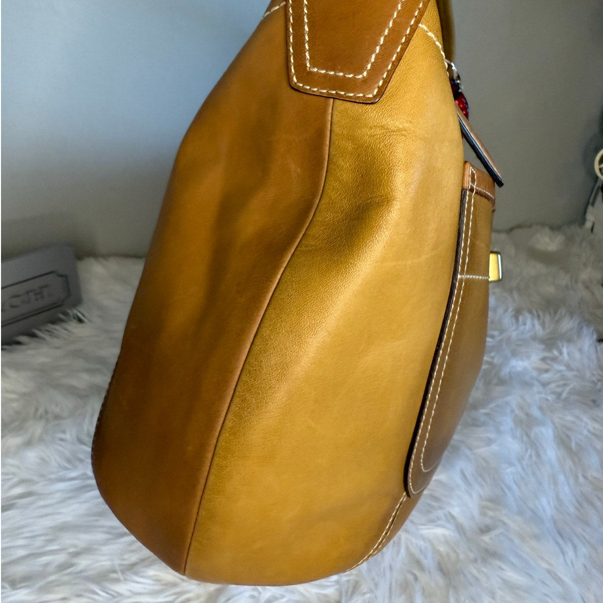 Vintage Coach y2k 10741 Two-Tone Ergo Hobo Bag One Shoulder Bag