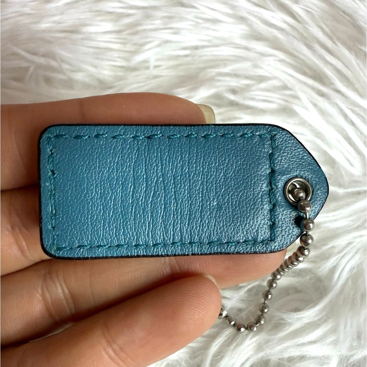 1.5" y2k COACH Fob Bag Charm Hang tag Hangtag