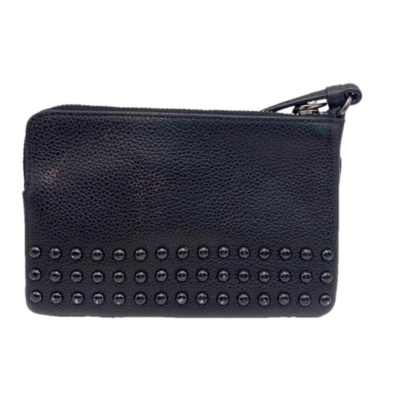 COACH Black Stud Wristlet