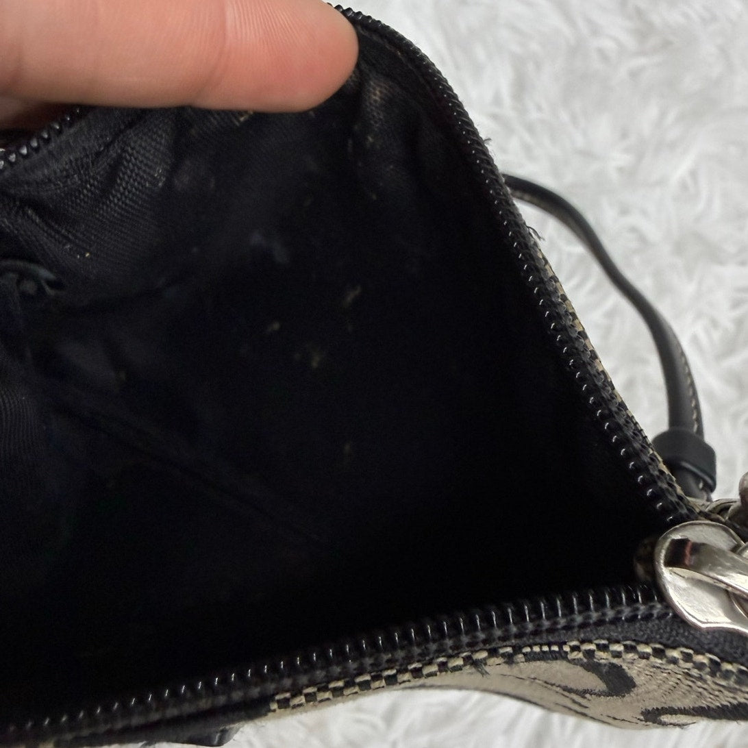y2k Coach Black Wristlet