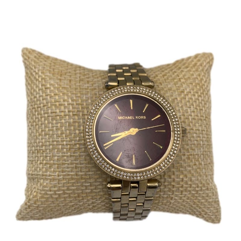 MICHAEL KORS Mini Darci Mother Gold Tone Watch