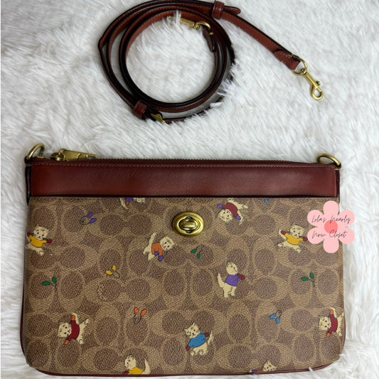 COACH Polly Crossbody In Signature Canvas