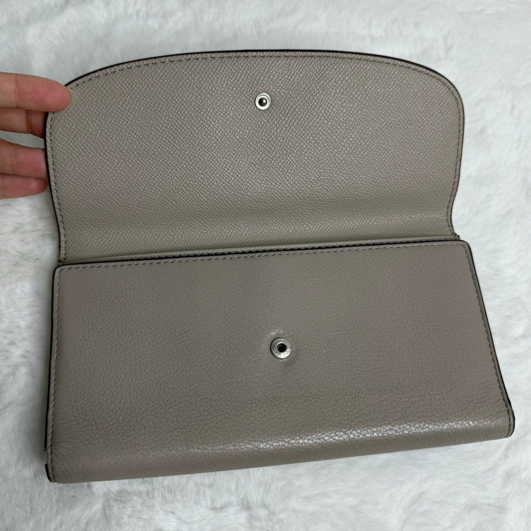 COACH Gray Trifold Wallet