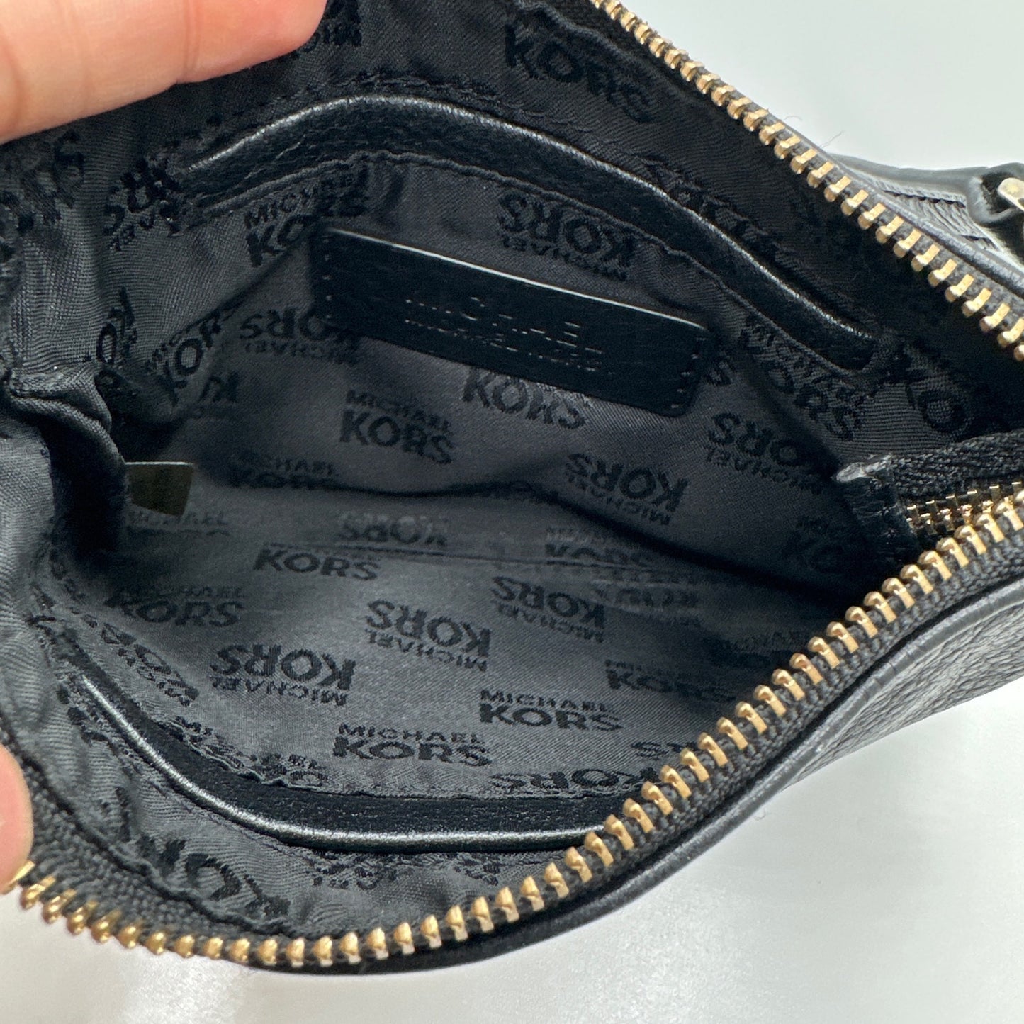 MICHAEL KORS Black Mini Purse Wristlet