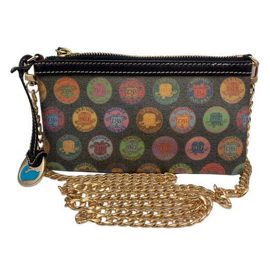 Vintage DOONEY & BOURKE Stamp Medallion Multi Color Crossbody