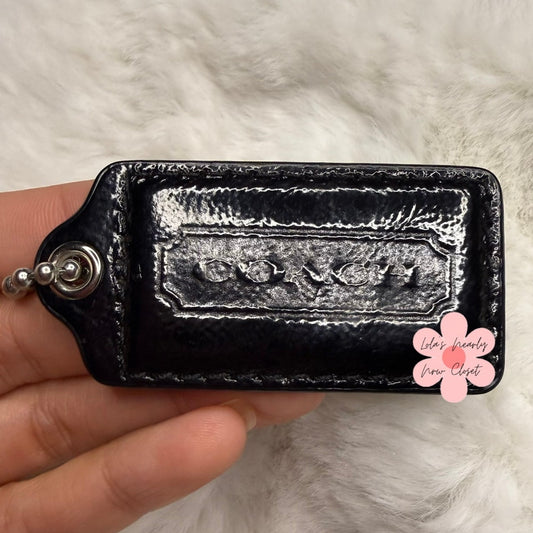 2”  COACH Fob Bag Charm Hang tag Hangtag
