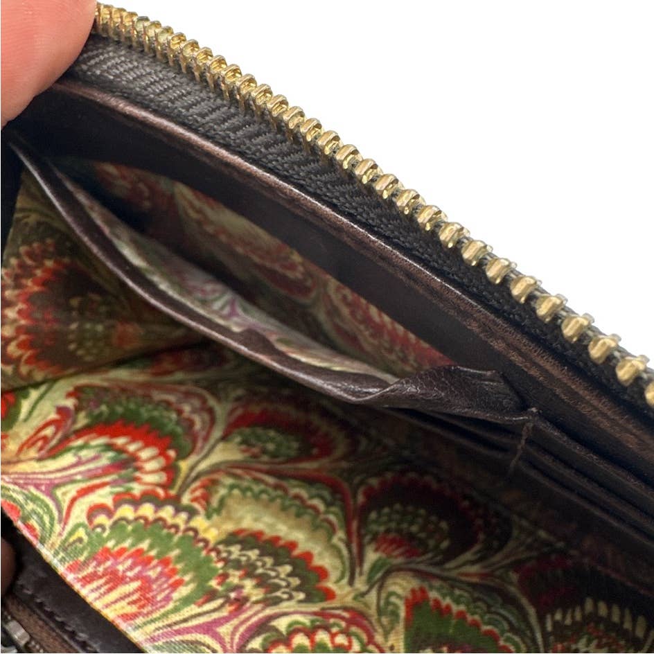 DOONEY & BOURKE Dark Brown Zip Around Wallet