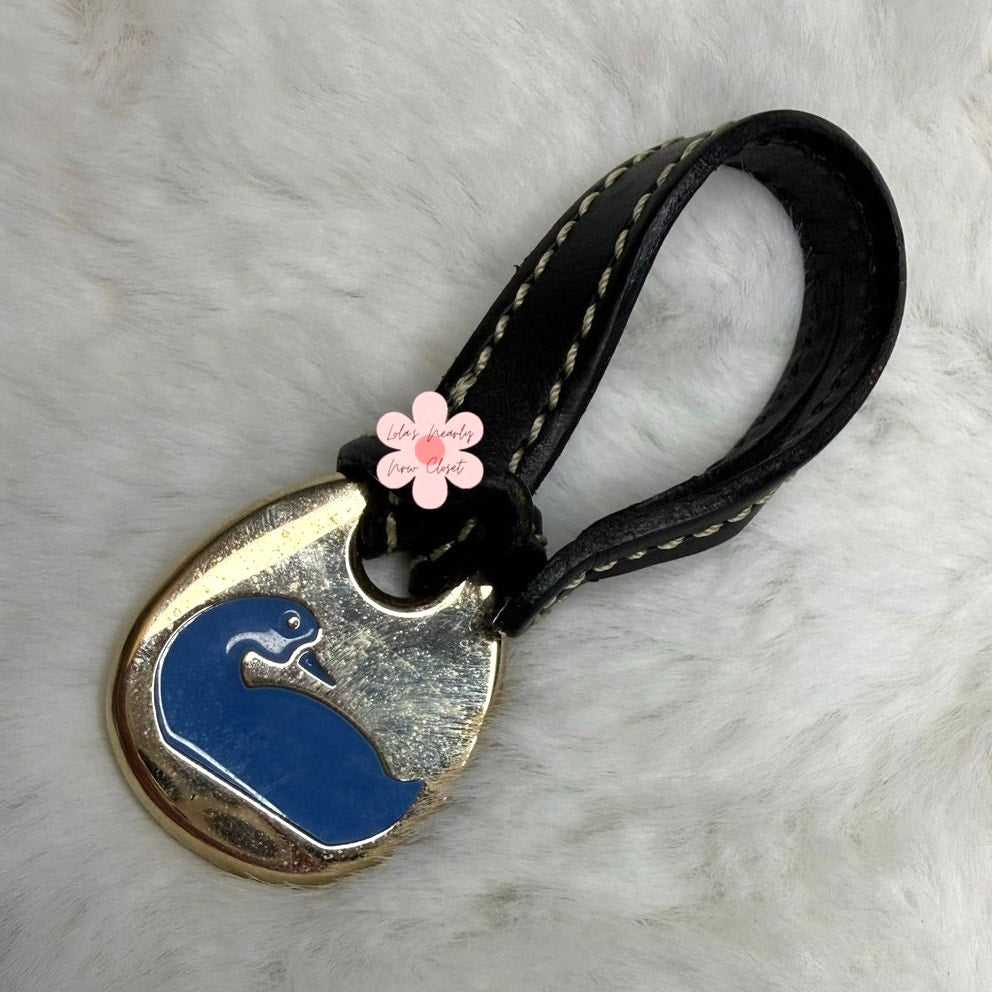 1" DOONEY & BOURKE Blue Duck Brown Bag Charm