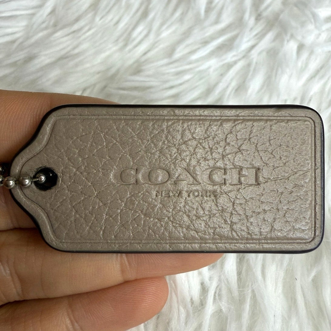 2" COACH  Fob Bag Charm Hang tag Hangtag